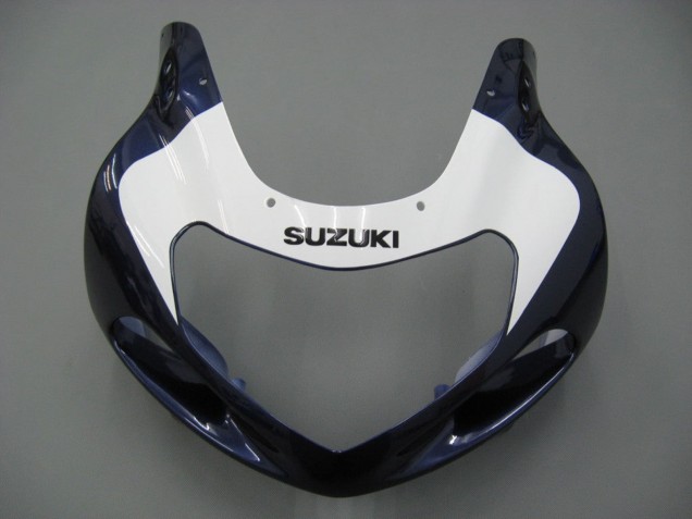 Mejores Carenado Moto Suzuki GSXR1000 2000-2002 - Blanco Azul Negro Rojo