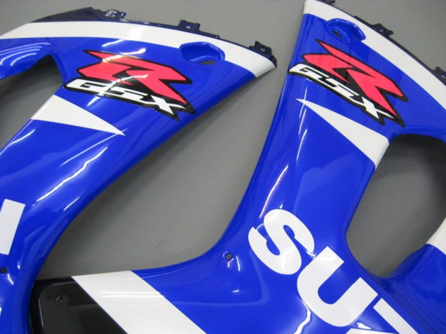 Mejores Carenado Moto Suzuki GSXR1000 2000-2002 - Blanco Azul Negro Rojo