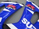 Mejores Carenado Moto Suzuki GSXR1000 2000-2002 - Blanco Azul Negro Rojo