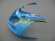 Mejores Carenados Moto Suzuki GSXR1000 2000-2002 - Azul Claro Amarillo Negro Motul Rizla