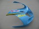 Mejores Carenados Moto Suzuki GSXR1000 2000-2002 - Azul Claro Amarillo Negro Motul Rizla