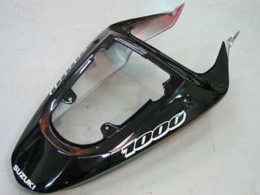 Mejores Carenados Moto Suzuki GSXR1000 2000-2002 - Rojo Plata Blanco Negro