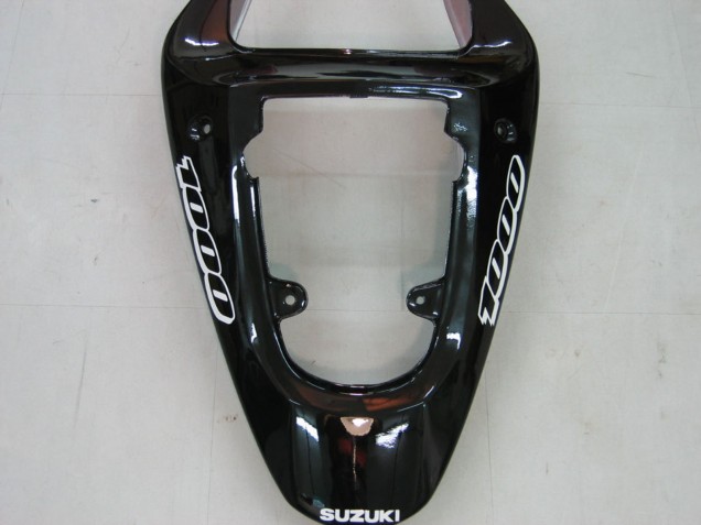 Mejores Carenados Moto Suzuki GSXR1000 2000-2002 - Rojo Plata Blanco Negro