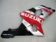 Mejores Carenados Moto Suzuki GSXR1000 2000-2002 - Rojo Plata Blanco Negro