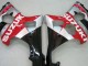 Mejores Carenados Moto Suzuki GSXR1000 2000-2002 - Rojo Plata Blanco Negro