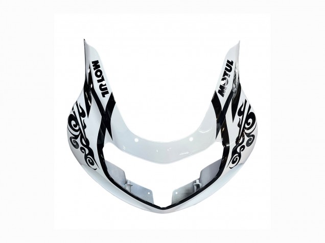 Mejores Carenados Moto Suzuki GSXR1000 2000-2002 - Blanco Negro Motul Corona