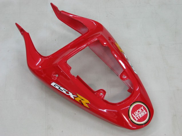 Mejores Carenados Moto Suzuki GSXR1000 2000-2002 - Blanco Rojo Lucky Strike