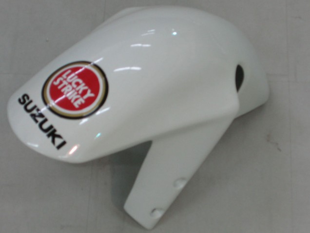 Mejores Carenados Moto Suzuki GSXR1000 2000-2002 - Blanco Rojo Lucky Strike