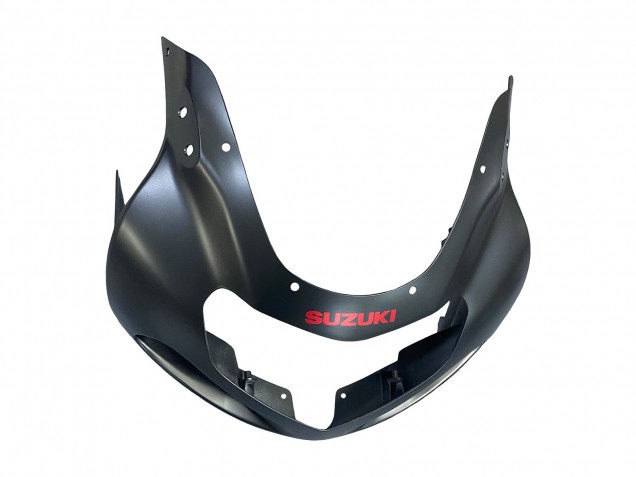 Mejores Carenados Moto Suzuki GSXR1000 2000-2002 - Gris Mate Rojo Calcomanía