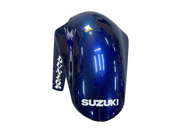 Mejores Carenados Moto Suzuki GSXR1000 2000-2002 - Azul Blanco Plata Castrol Dunlop