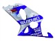 Mejores Carenados Moto Suzuki GSXR1000 2000-2002 - Azul Blanco Plata Castrol Dunlop