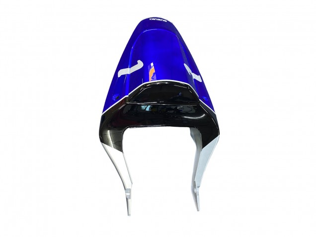 Mejores Carenados Moto Suzuki GSXR1000 2000-2002 - Azul Blanco Plata Castrol Dunlop