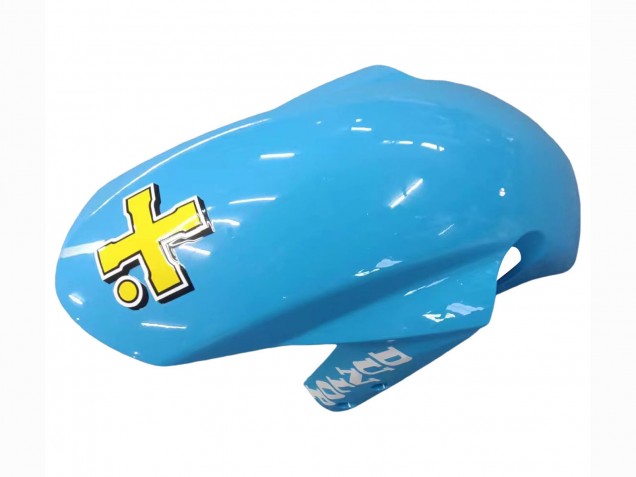 Mejores Carenados Moto Suzuki GSXR 1000 2003-2004 - Azul Claro Amarillo Negro Rizla Motul
