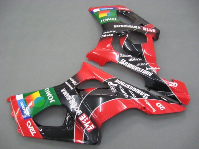 Mejores Carenados Moto Suzuki GSXR 1000 2003-2004 - Rojo Amarillo Azul Verde Negro JOMO