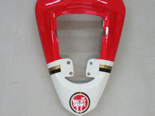 Mejores Carenados Moto Suzuki GSXR 1000 2003-2004 - Blanco Rojo Motul Lucky Strike