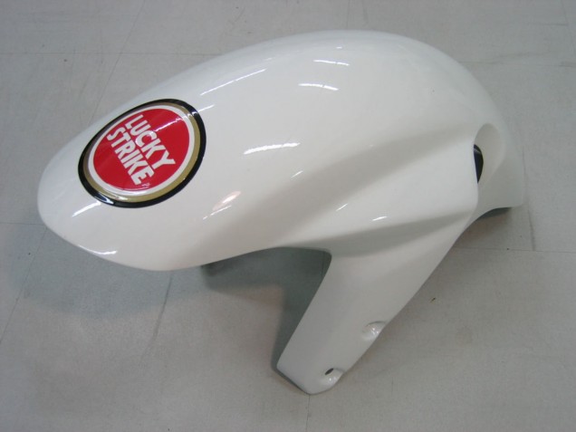 Mejores Carenados Moto Suzuki GSXR 1000 2003-2004 - Blanco Rojo Motul Lucky Strike