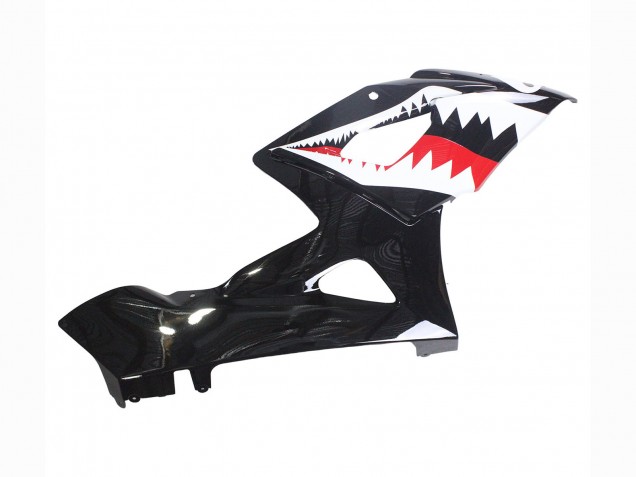 Mejores Carenados Moto Suzuki GSXR 1000 2005-2006 - Negro Brillante Rojo Blanco Tiburón