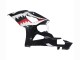 Mejores Carenados Moto Suzuki GSXR 1000 2005-2006 - Negro Brillante Rojo Blanco Tiburón