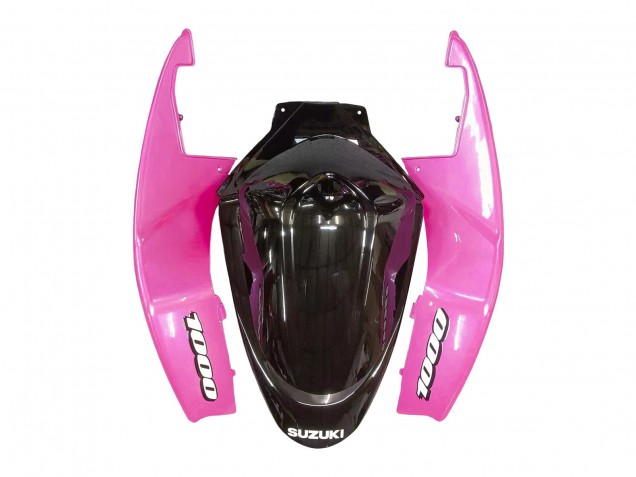 Mejores Carenados Moto Suzuki GSXR 1000 2005-2006 - Negro Brillante Rosa