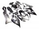 Mejores Carenados Moto Suzuki GSXR 1000 2005-2006 - Negro Brillante Gris