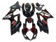 Mejores Carenados Moto Suzuki GSXR 1000 2007-2008 - Negro Rojo Llama