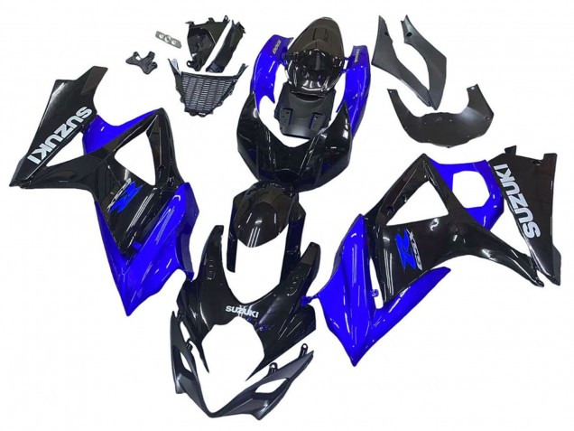 Mejores Kits Carenado Moto Suzuki GSXR 1000 2007-2008 - Azul Negro Brillante