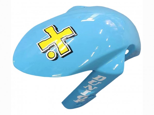 Mejores Carenados Moto Suzuki GSXR 1000 2007-2008 - Azul Claro Amarillo Negro Motul Rizla