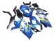 Mejores Carenados Moto Suzuki GSXR 1000 2007-2008 - Azul Amarillo Negro