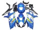 Mejores Carenados Moto Suzuki GSXR 1000 2007-2008 - Azul Amarillo Negro