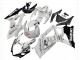 Mejores Carenados Moto Suzuki GSXR 1000 2007-2008 - Blanco Negro Alstare Corona Motul