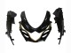 Mejores Carenados Moto Suzuki GSXR 1000 2009-2016 - Negro Brillante Oro