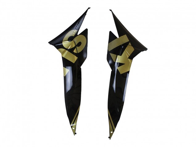 Mejores Carenados Moto Suzuki GSXR 1000 2009-2016 - Negro Brillante Oro