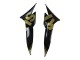 Mejores Carenados Moto Suzuki GSXR 1000 2009-2016 - Negro Brillante Oro