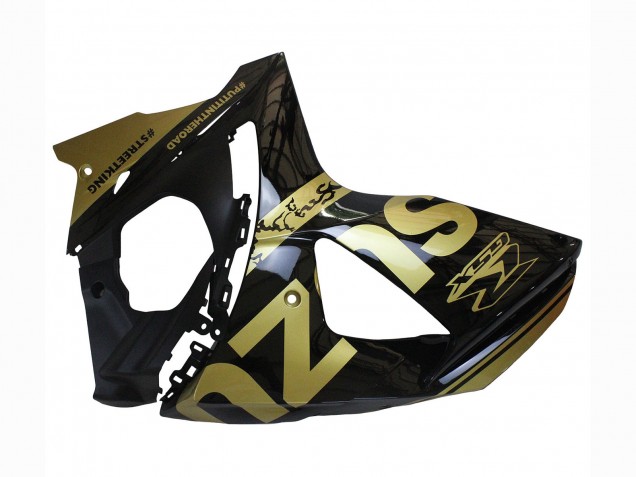 Mejores Carenados Moto Suzuki GSXR 1000 2009-2016 - Negro Brillante Oro