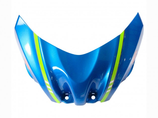 Mejores Carenados Moto Suzuki GSXR 1000 2009-2016 - Azul Claro Verde Motul 29 Ecstar
