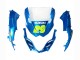 Mejores Carenados Moto Suzuki GSXR 1000 2009-2016 - Azul Claro Verde Motul 29 Ecstar