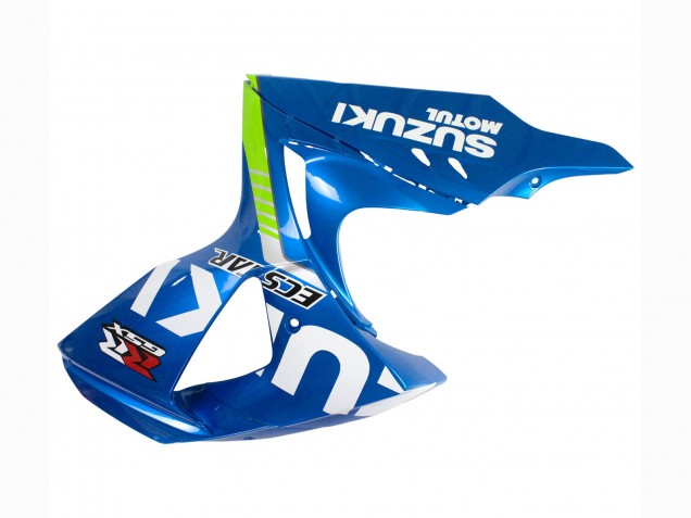 Mejores Carenados Moto Suzuki GSXR 1000 2009-2016 - Azul Claro Verde Motul 29 Ecstar