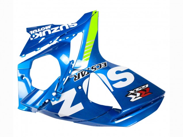 Mejores Carenados Moto Suzuki GSXR 1000 2009-2016 - Azul Claro Verde Motul 29 Ecstar
