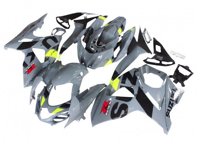 Mejores Carenados Moto Suzuki GSXR 1000 2009-2016 - Gris Neon Amarillo Negro Motul