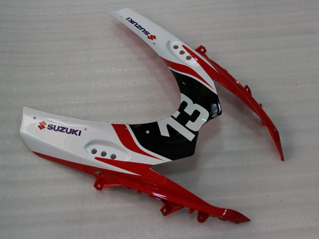 Mejores Carenados Moto Suzuki GSXR 1000 2009-2016 - Rojo Negro Blanco 13
