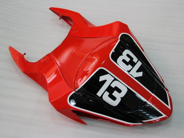 Mejores Carenados Moto Suzuki GSXR 1000 2009-2016 - Rojo Negro Blanco 13