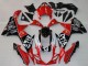 Mejores Carenados Moto Suzuki GSXR 1000 2009-2016 - Rojo Negro Blanco 13