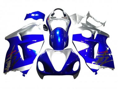 Mejores Carenados Moto Suzuki GSXR 1300 Hayabusa 1996-2007 - Azul Plata Hayabusa