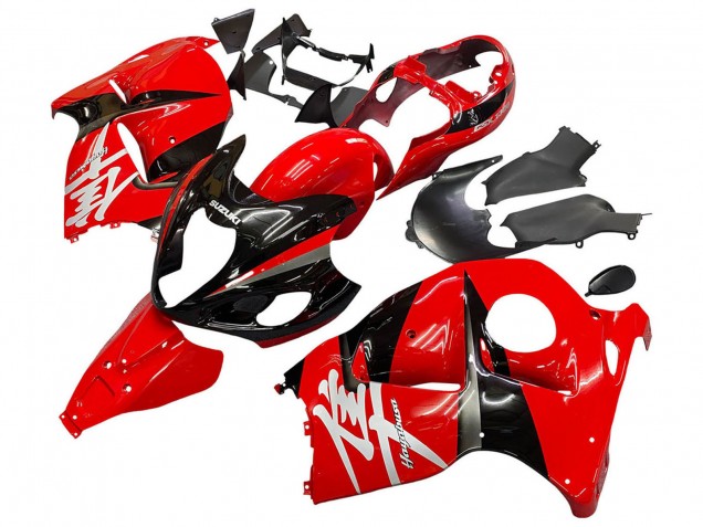 Mejores Carenados Moto Suzuki GSXR 1300 Hayabusa 1996-2007 - Rojo Negro Hayabusa