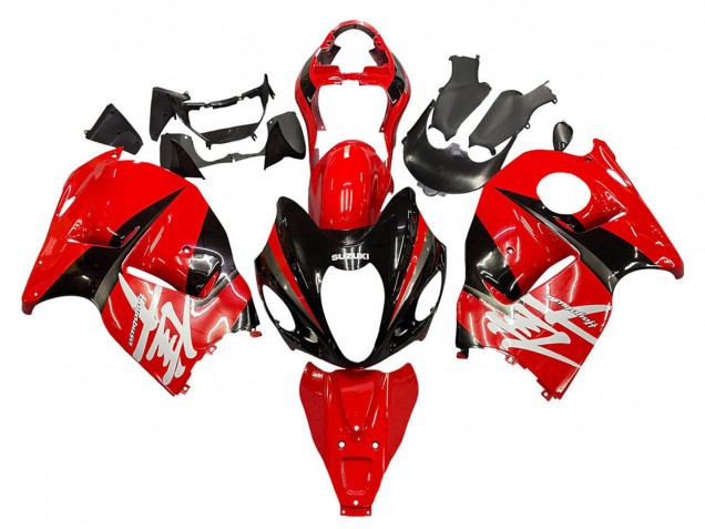 Mejores Carenados Moto Suzuki GSXR 1300 Hayabusa 1996-2007 - Rojo Negro Hayabusa