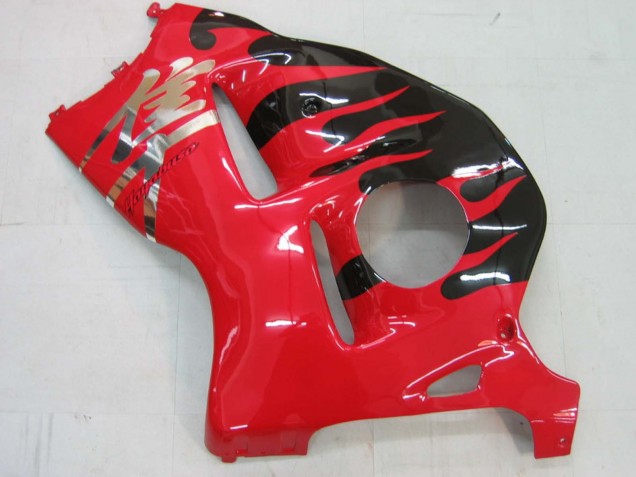 Mejores Carenados Moto Suzuki GSXR 1300 Hayabusa 1996-2007 - Rojo Negro