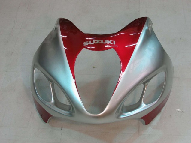 Mejores Carenados Moto Suzuki GSXR 1300 Hayabusa 1996-2007 - Plata Rojo Hayabusa