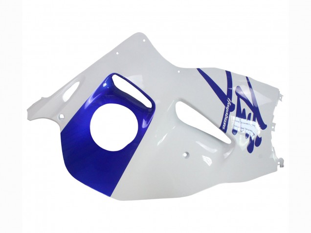Mejores Carenados Moto Suzuki GSXR 1300 Hayabusa 1996-2007 - Blanco Azul Hayabusa