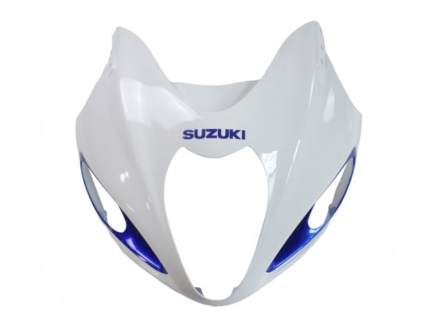Mejores Carenados Moto Suzuki GSXR 1300 Hayabusa 1996-2007 - Blanco Azul Hayabusa