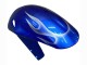 Mejores Carenados Moto Suzuki GSXR 600 / GSXR 750 2001-2003 - Azul Blanco Llama